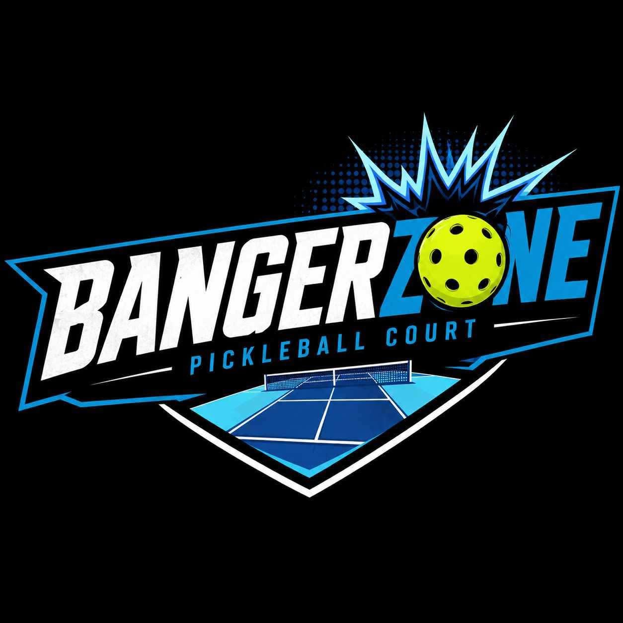 BangerZone Pickleball Court logo
